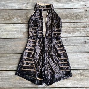 All Sequin Romper